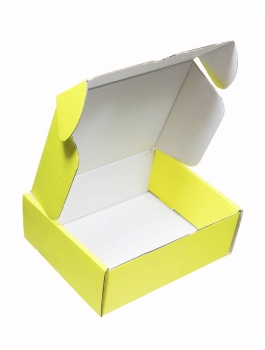 Verpackungskarton 170x130x60mm gelb
